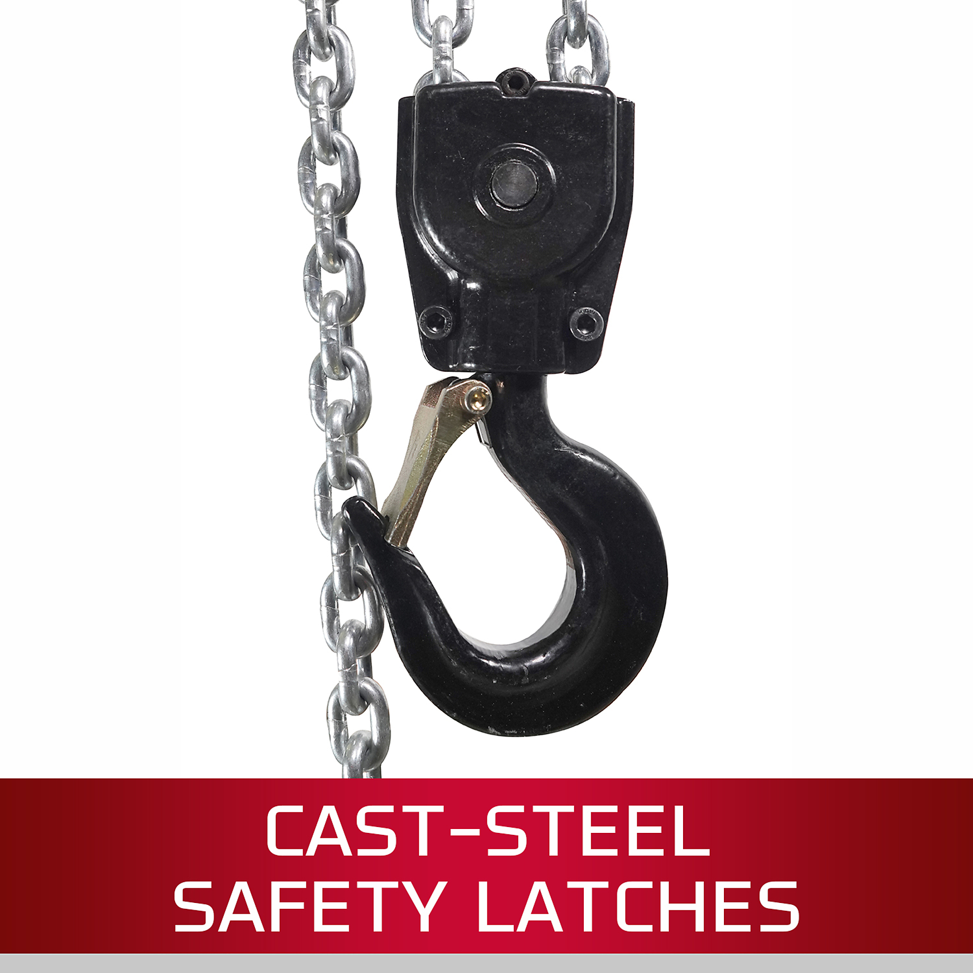JET, Manual Lever Hoist, Capacity 1500 lb, Lift Height 50 ft, Model# JLA-075-50